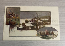 Postcard Washington Crosses Delaware Valley Forge Spirit Of 76 picture