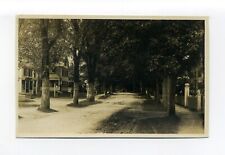 Yarmouth Port MA Mass 1908 RPPC photo postcard, Hallett Street, dirt road picture
