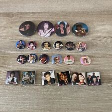 Lot Of 22 Rock And Roll Pins Vintage picture