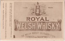 FOLD - OUT ADVERTISEMENT ROYAL WELSH WHISKY WALES ENGLAND picture