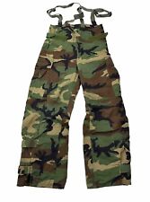 Military Woodlands Overgarment Chemical Protective NFR Pants Size Small Short picture