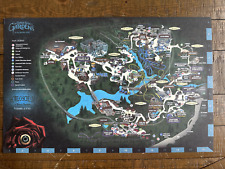 2011 Busch Gardens Williamsburg Howl-O-Scream Theme Park Map / Poster 11x16 picture