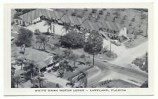 Lakeland FL White Swan Motor Lodge Postcard ~ Florida picture