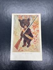Teddy Bear postcard Artist Signed MDS Sporty Bears Series 83 Ullman #1925 1909 picture