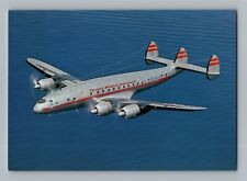 Airplane Postcard TWA Trans World Airlines Lockheed L-749A Constellation AJ8 picture