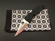 Spyderco #001 Collector Grail BLACKHAWK C24S Knife SUPER RARE L@@K picture