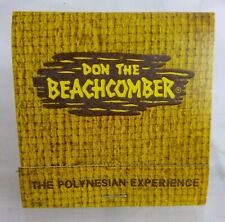 Vintage Matchbook Unstruck - Don The Beachcomber - The Polynesian Experience picture