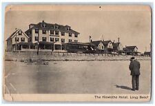 1907 The Hiawatha Hotel Long Beach Fitchburg Massachusetts MA Antique Postcard picture