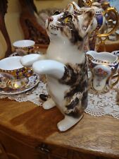 WINSTANLEY CAT SIZE 4 SIGNED PRE OWNED VINTAGE WITH THE FAMOUS GLASS EYES picture