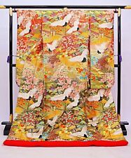Japanese Kimono Uchikake Wedding Pure Silk  japan 1004 picture