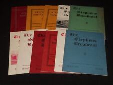 1936-1940 THE STEPHENS BROADCAST MAGAZINE YEARBOOKS LOT OF 11 - MAINE - O 2698D picture