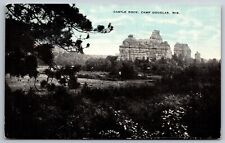 Castle Rock Camp Douglas Wisconsin Colored Black and White Postcard picture