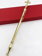 Orthodox Church Brush for Anointing and Blessing Brass 7.28