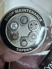 VTG AT&SF Atchison Topeka Santa Fe Railroad Shop Maintenance Safety Coin BN picture