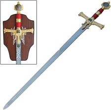King Solomon Red Great Sword with Display Plaque picture