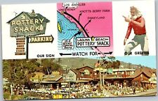 1970 Pottery Shack 1212 S Coast Hwy Laguna Beach CA Multiview Old Postcard B10 picture