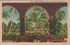 Honolulu, HI: Royal Hawaiian Hotel, Tropical Gardens - Vintage Hawaii Postcard picture
