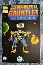 Infinity Gauntlet #4 Thanos Cover Marvel Comics 1991 George Perez picture