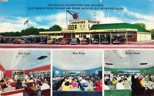 Christie's Seafood Restaurant South Main Street Houston Texas TX Chrome 1957 PC picture