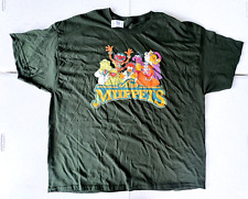 NEW DISNEY PARKS  WDW THE MUPPETS CLASSIC LOGO BROWN ADULT 2XL XXL T-SHIRT picture