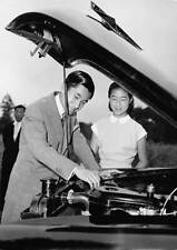 Crown Prince Akihito and Princess Takako looks 1955 ROYALTY OLD PHOTO picture