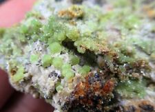 42g shining green pyromorphite crystals minerals specimens from China picture