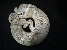 6/8D Ancient ChineseSong-Ming Dynasty Jade Dragon-Fish 9000 1600 ad picture
