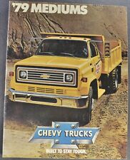 1979 Chevrolet Medium Truck Brochure C50 60 70 Dump Stake Excellent Original 79 picture