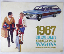 1967 Chevrolet Family-Fun Wagon Dealer Sales Brochure Catalog Chevelle Chevy II picture
