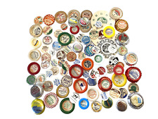 Vintage Milk Bottle Caps -  Lot of  80  A Variety of Styles And Sizes picture