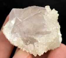 55 grams of natural Fluorite with Calcite from Balochistan, Pakistan picture
