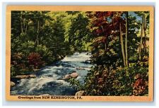 1942 Greetings From New Kensington Pennsylvania PA Posted Vintage Postcard picture