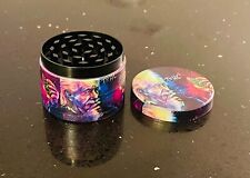 2Inch 4Piece Metal Herbal Spice Plants Grinder Crusher Whole Colorful Pattern picture