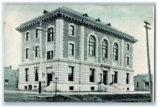 Norfolk Nebraska NE Postcard New Post Office And Federal Building 1910 Antique picture