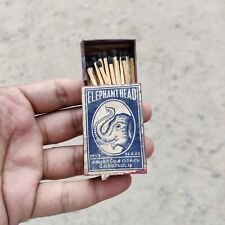 1930s Vintage Elephant Head Wimco Safety Match Box Advertising Extra Rare CB417 picture