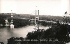 RPPC Prospect,ME Waldo-Hancock Bridge Maine Real Photo Post Card Vintage picture