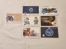 Israel BEZEQ: Lot of 7 Exhibition & Conference Cards (14,15,17,19,20,21) MINT picture