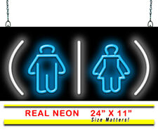 Male and Female Restrooms Neon Sign | Jantec | 24