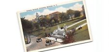 Syracuse New York~University~Campus~Vintage Cars at Steps~1920s Postcard picture