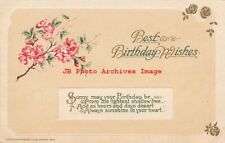 Birthday, Winsch 1914 No 64, Red Flowers picture