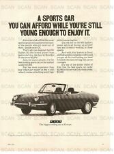 1971 Fiat 850 Spider Vintage Magazine Ad     picture