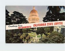Postcard Greetings from Sacramento California State Capitol Sacramento CA USA picture