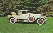 Postcard 1927 Rolls Royce P.I. Regent Convertible Coupe Garden City, New York picture