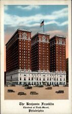 Benjamin Franklin Hotel ~ Philadelphia Pennsylvania ~ 1920s vintage postcard picture