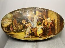 Thomas Webster 'Returning from the fair' Vintage EMPTY Collectable Tin Container picture