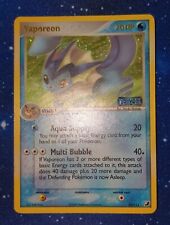 Pokemon UNSEEN FORCES - #19/115 Vaporeon - ENG - Stamped picture