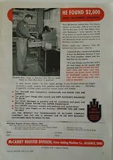 1954 McCaskey cash register division Alliance Ohio vintage original ad picture