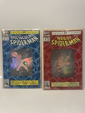 Amazing Spider-Man 30th Anniversary Hologram Set Of 2 ( 89 & 90 ) picture