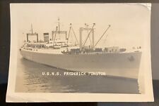 U.S.S. FREDERICK FUNSTON U.S. Navy Ship USNS vintage Photo Photograph  picture