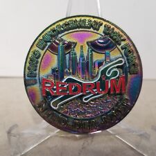 NYPD/DEA Redrum Drug Task Force Challenge Coin (oil drop) *LIMITED EDITION* picture